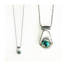 Collier Apala Œil Turquoise - Chaine Boules