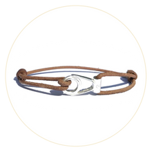 Bracelet Apala - Cravate Club Cuir Naturel