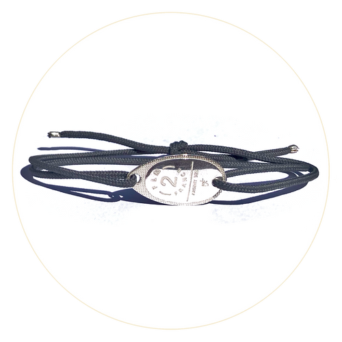 Bracelet Grande Cuiller - Gris Sombre