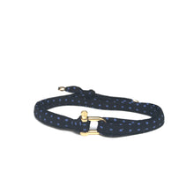 Bracelet Petite Manille - Cravate Club Noir à Pois