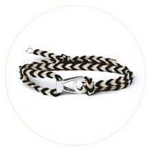 Bracelet Apala Argent - Tresse Noire