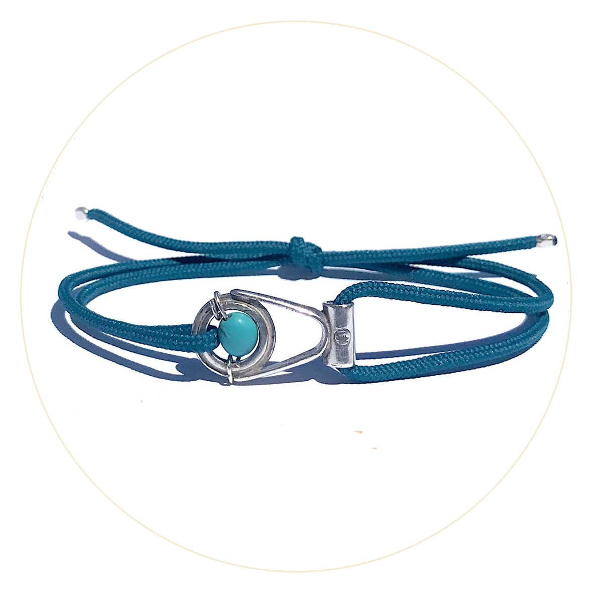 Bracelet Apala Œil Turquoise - Canard