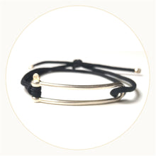 Bracelet Manille Allongée - Classique Noir
