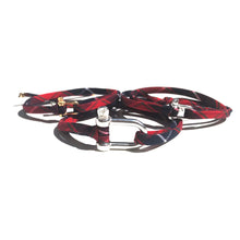 Bracelet Petite Manille - Cravate Club - Tartan Rouge