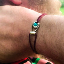Bracelet Apala Œil Turquoise - Tomette Rouge